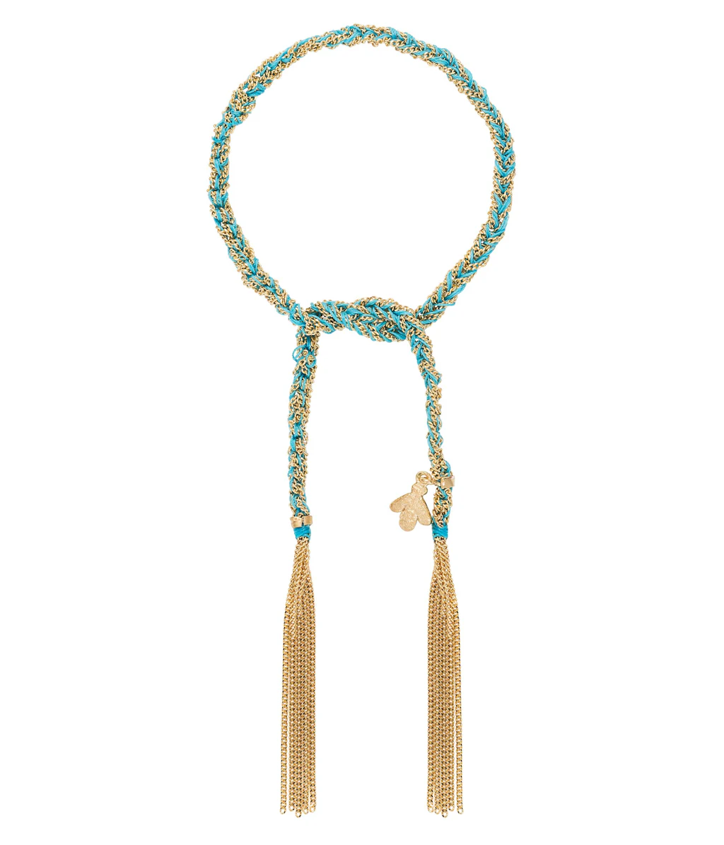 Blue lucky bracelet