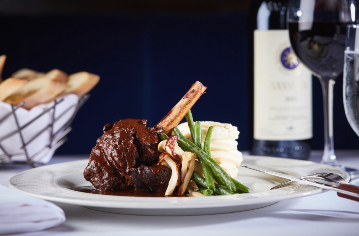 Lamb Chop Dish from Cafe Europe