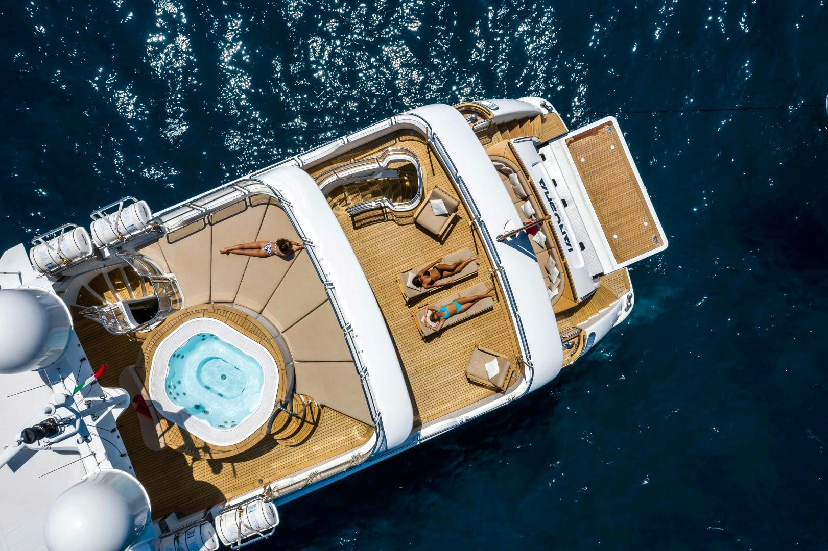 Benetti 120 yacht for sale TANUSHA decks