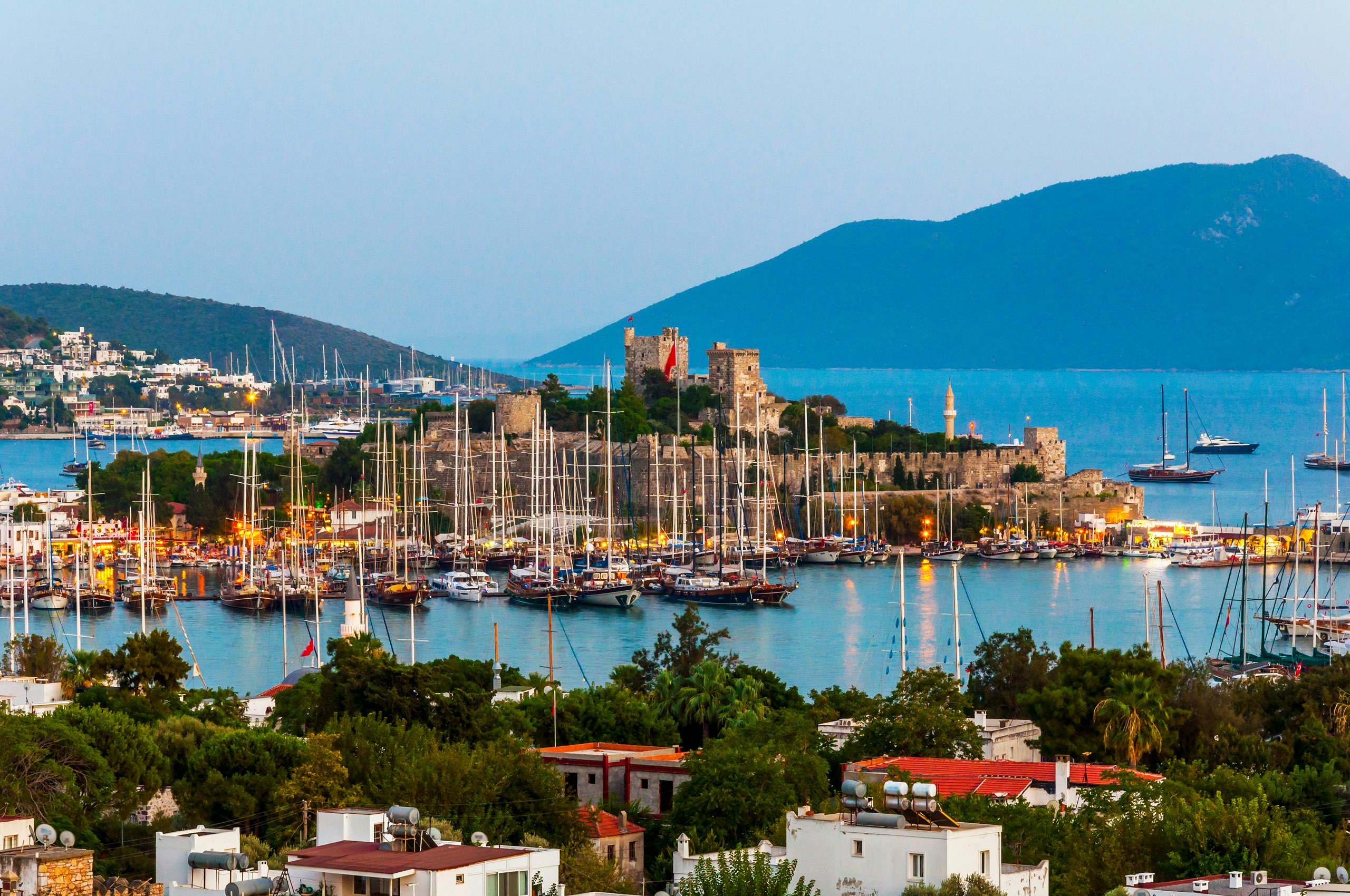 Yacht Charter Turkey - Harbor in Bodrum, Turkey