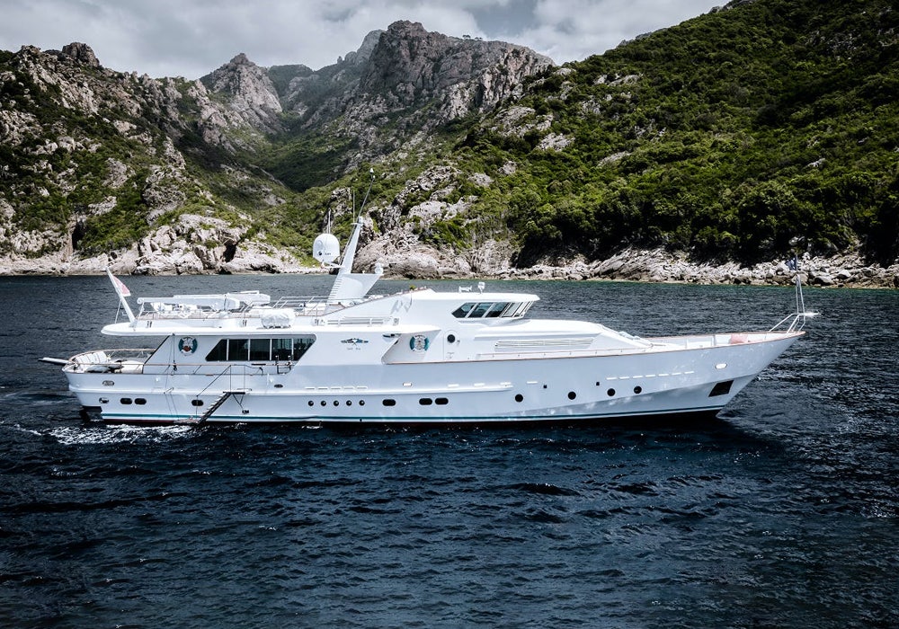 Classic charter yacht VESPUCCI in the Mediterranean