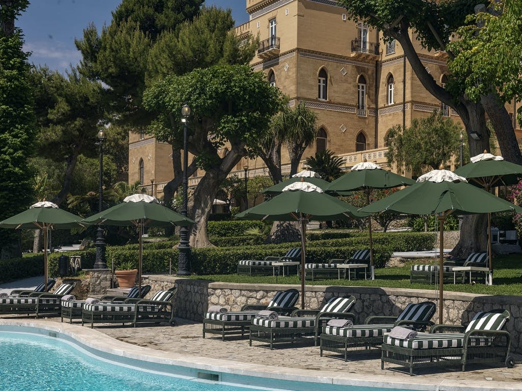 Villa Igiea, Palermo, Italy pool deck