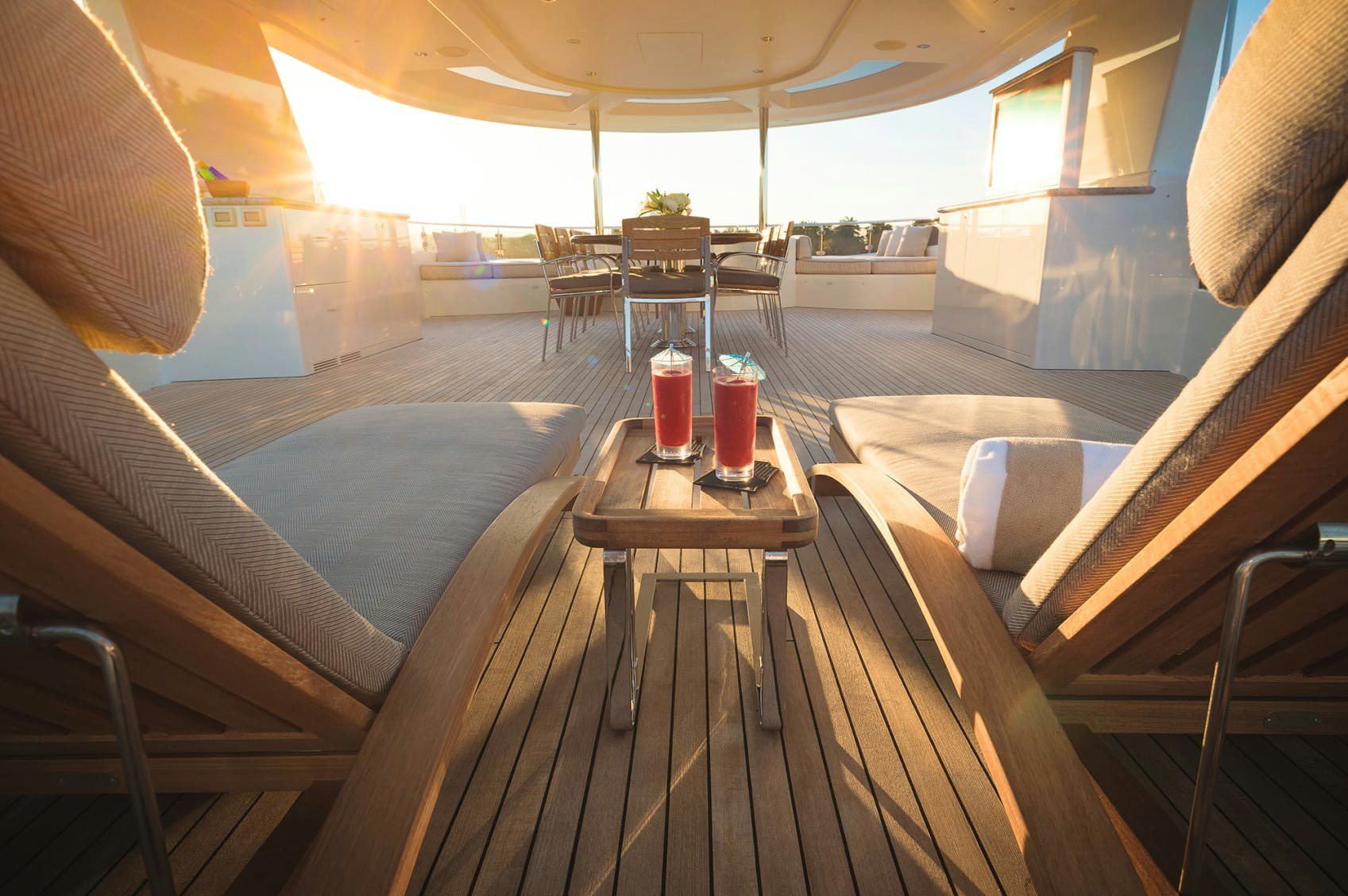 W-Sundeck at sunset