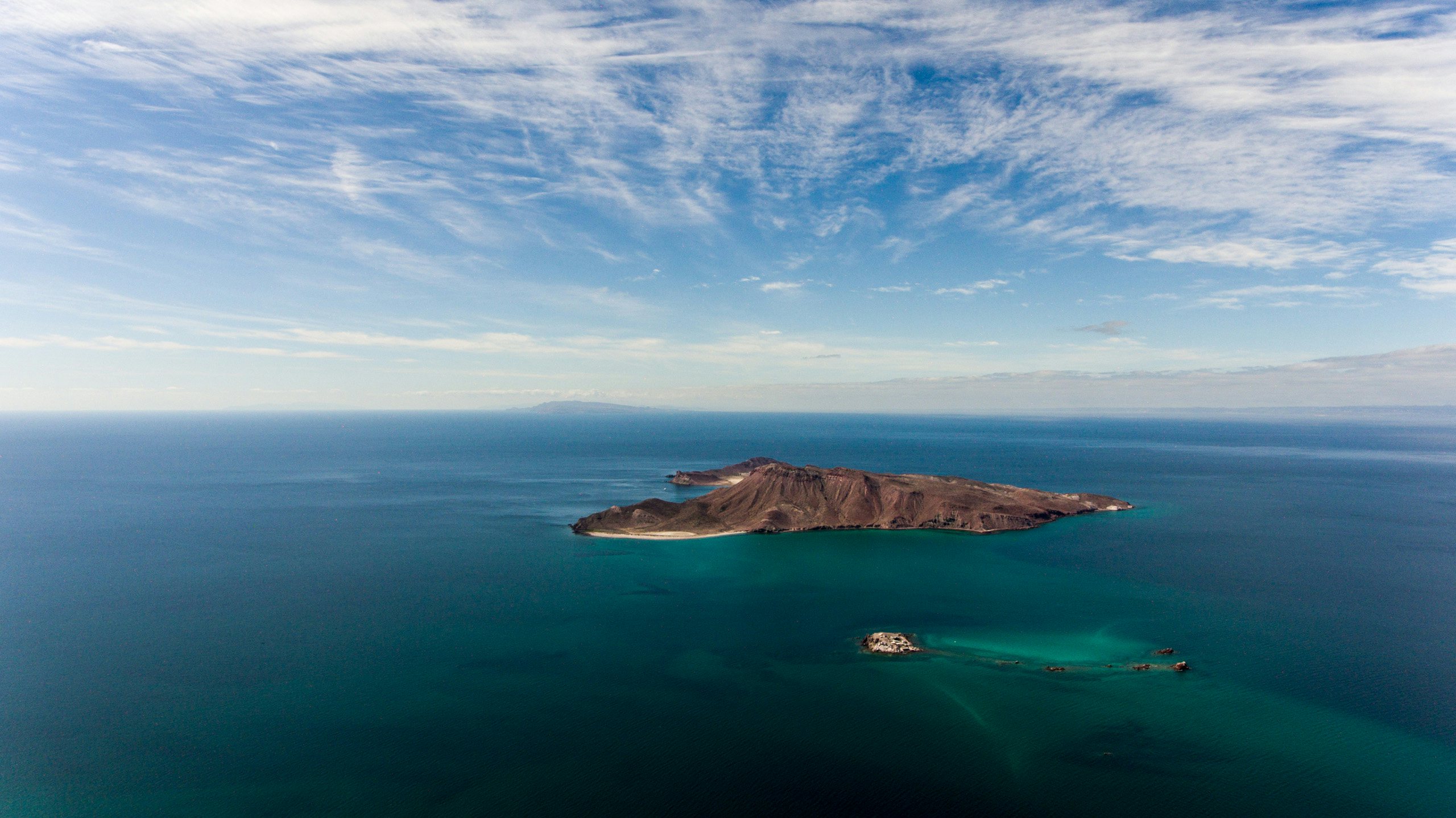 Western Mexico Charter Yacht - Western Mexico, isla san francisco, isolated island, small, dark blue waters