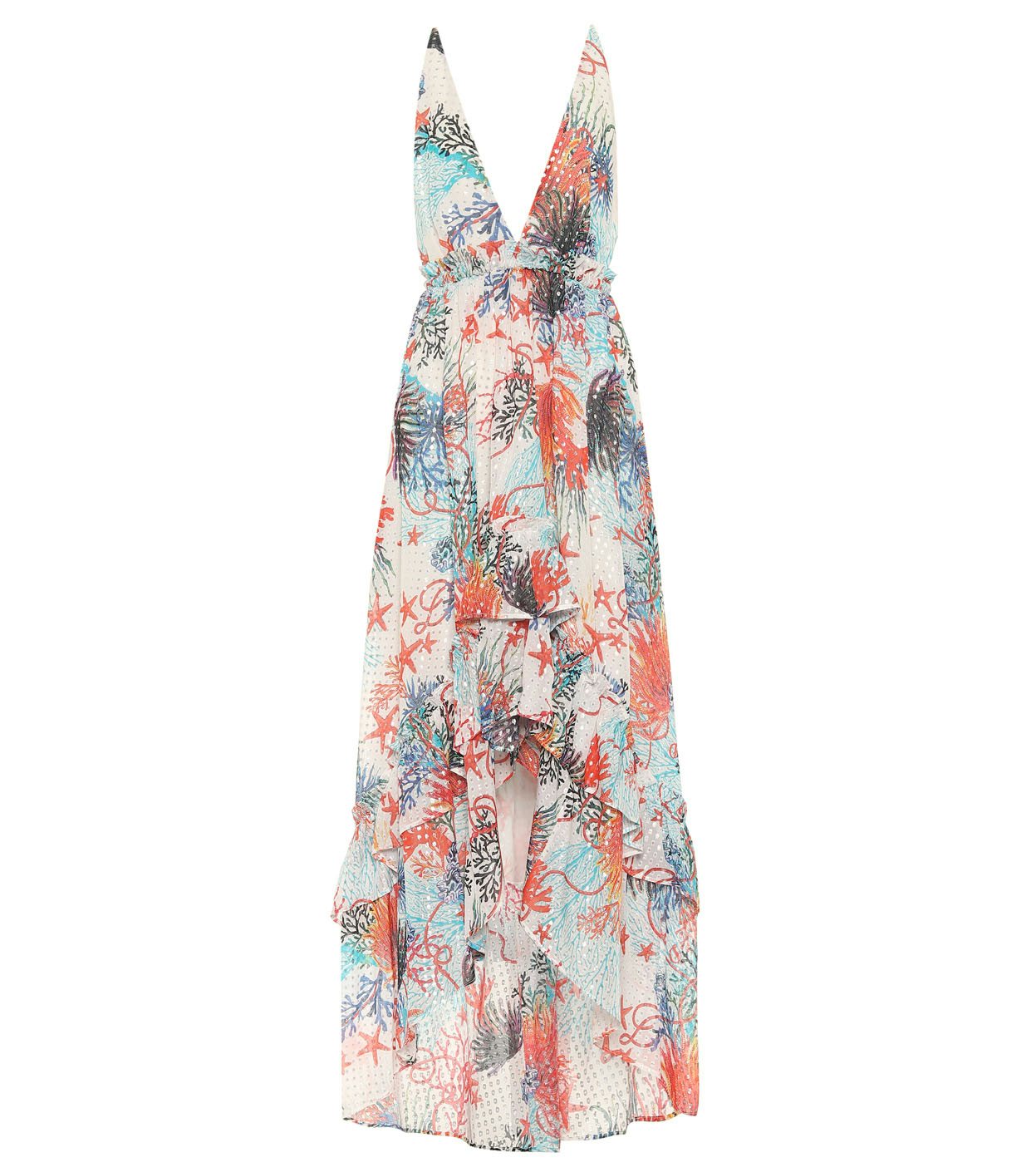 Dundas Printed Silk-Blend Midi Dress