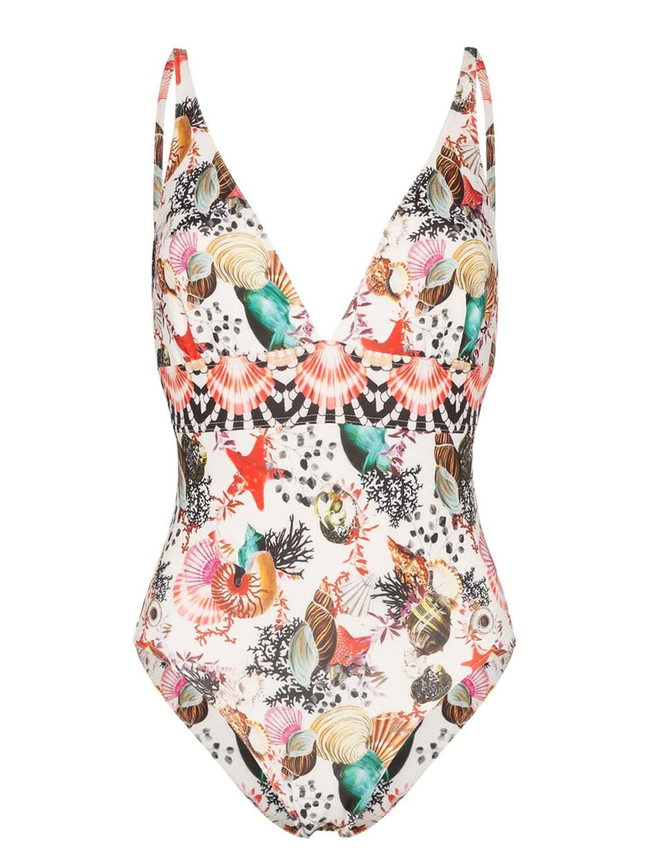 Ibiza Swimsuit Orange Shells