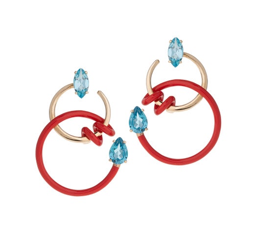 Bea Bongiasca Curl Vine earrings