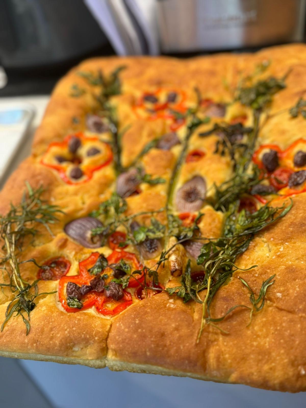 Yacht Fifi Antigua Chef Comp Focaccia