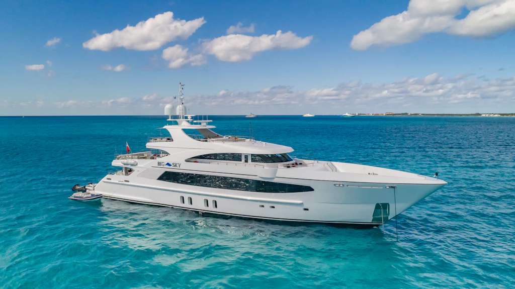 Oceanfast yacht for sale BIG SKY profile shot