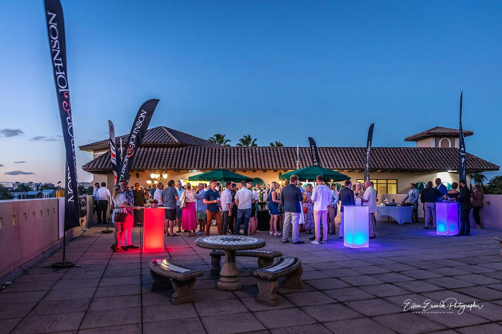 people enjoying out FLIBS captain&#039;s cocktail