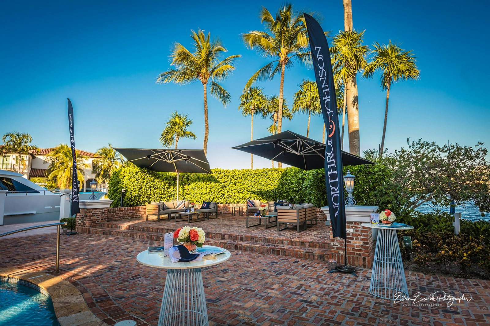 Seating area at our signature estate during FLIBS