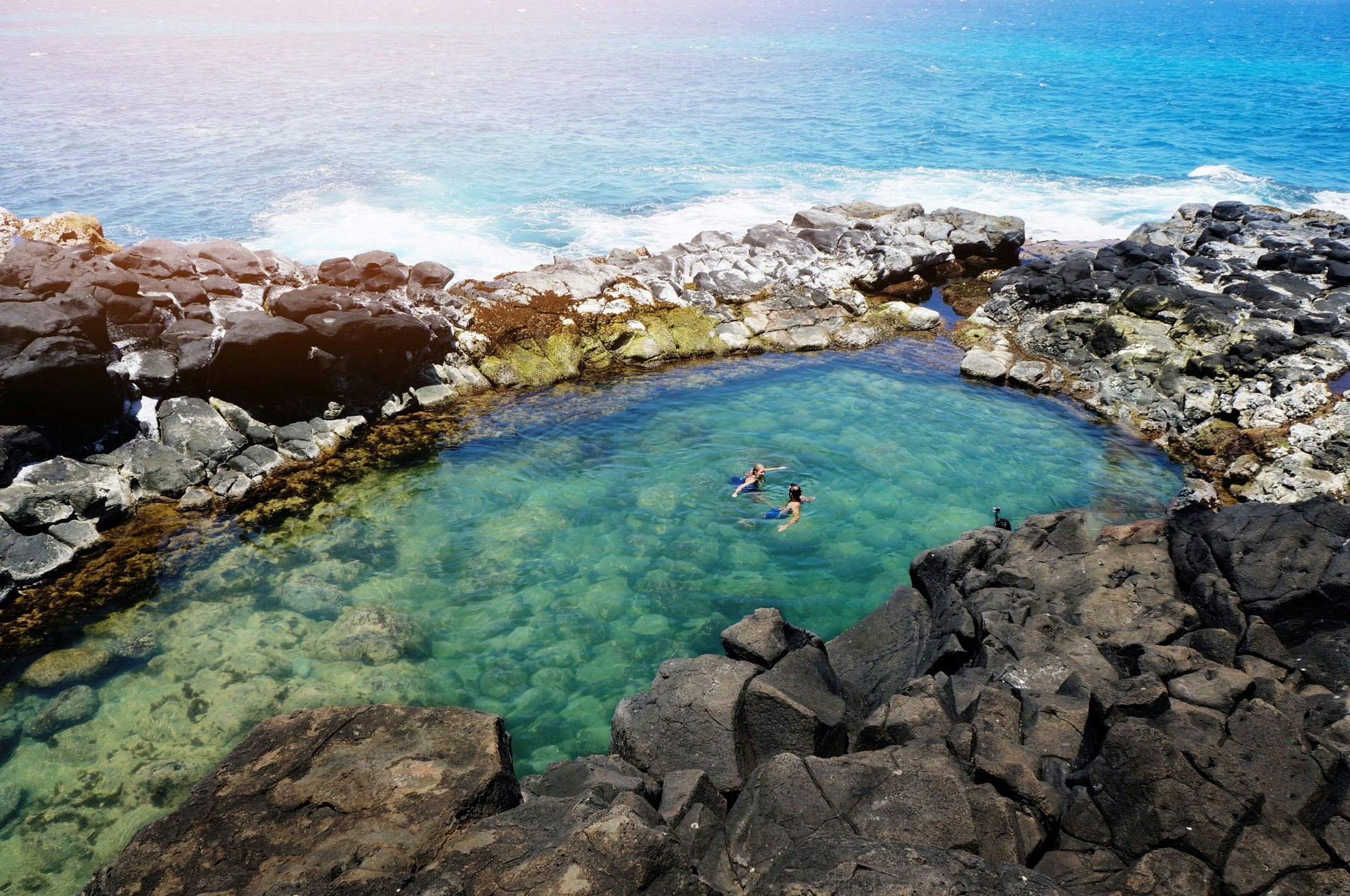 The Queens Bath at Rock Sound