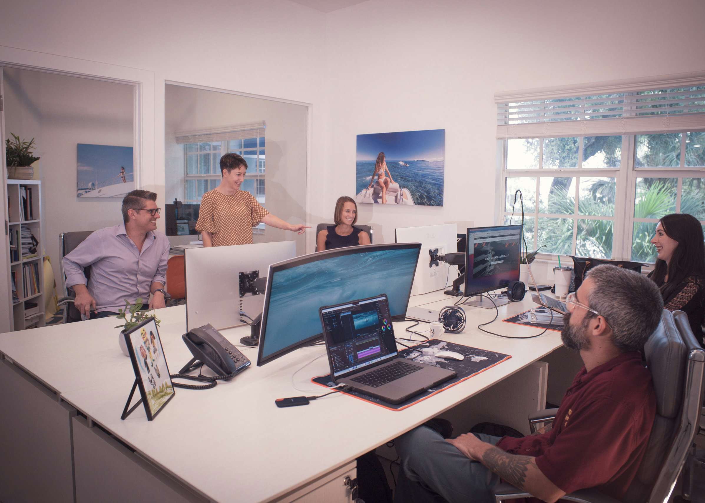 marketing-team Marketing team working together