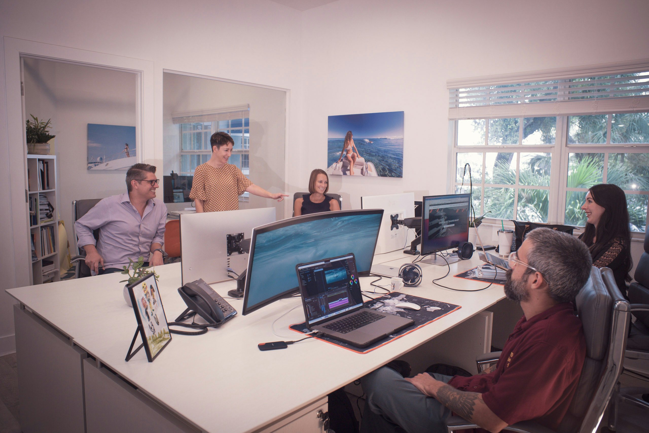 marketing-team Marketing team working together