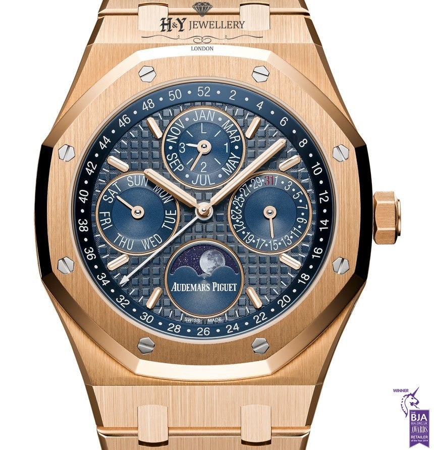 Audemars Piguet Royal Oak Perpetual Calendar Rose Gold -ref ...