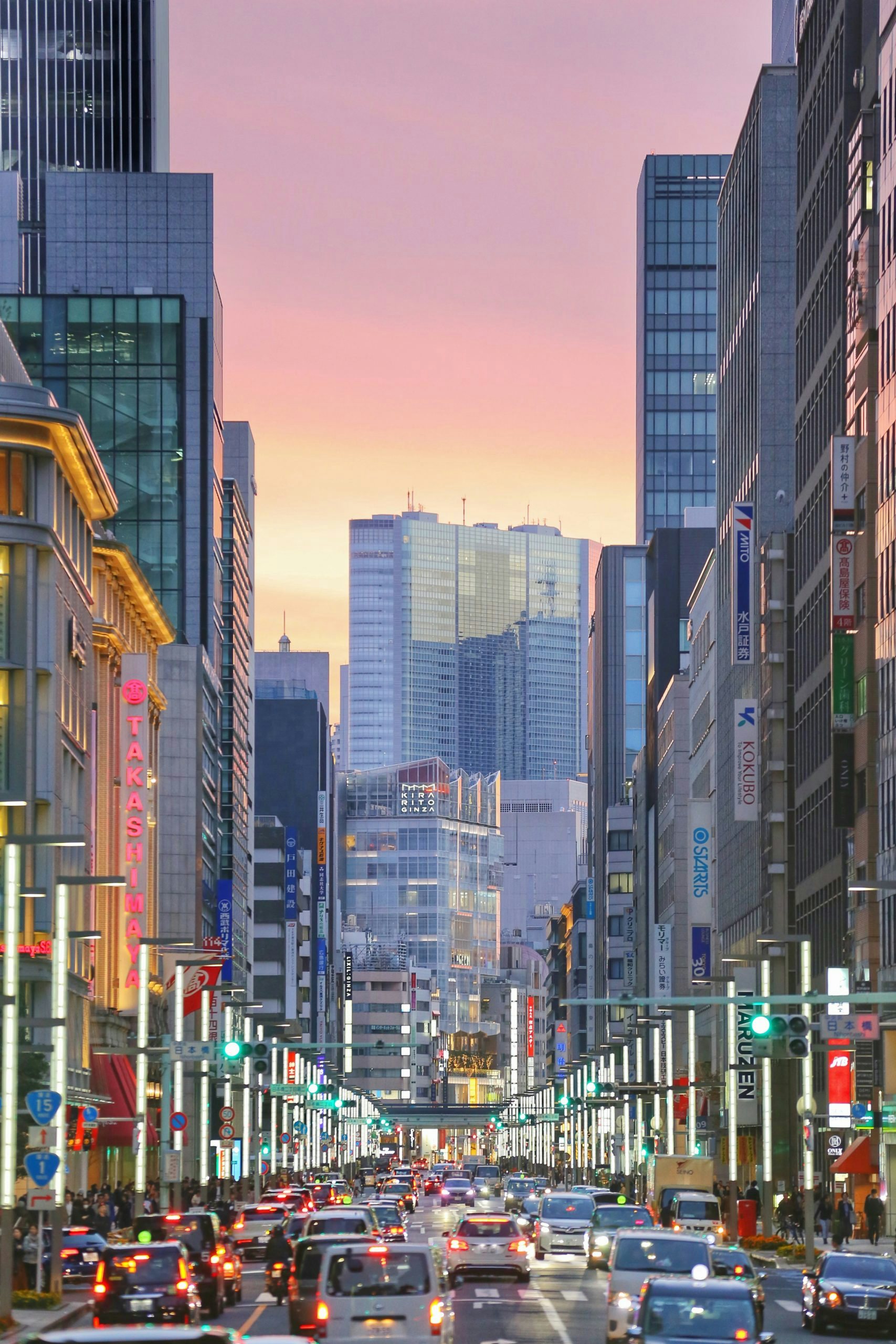 Nihonbashi district Japan