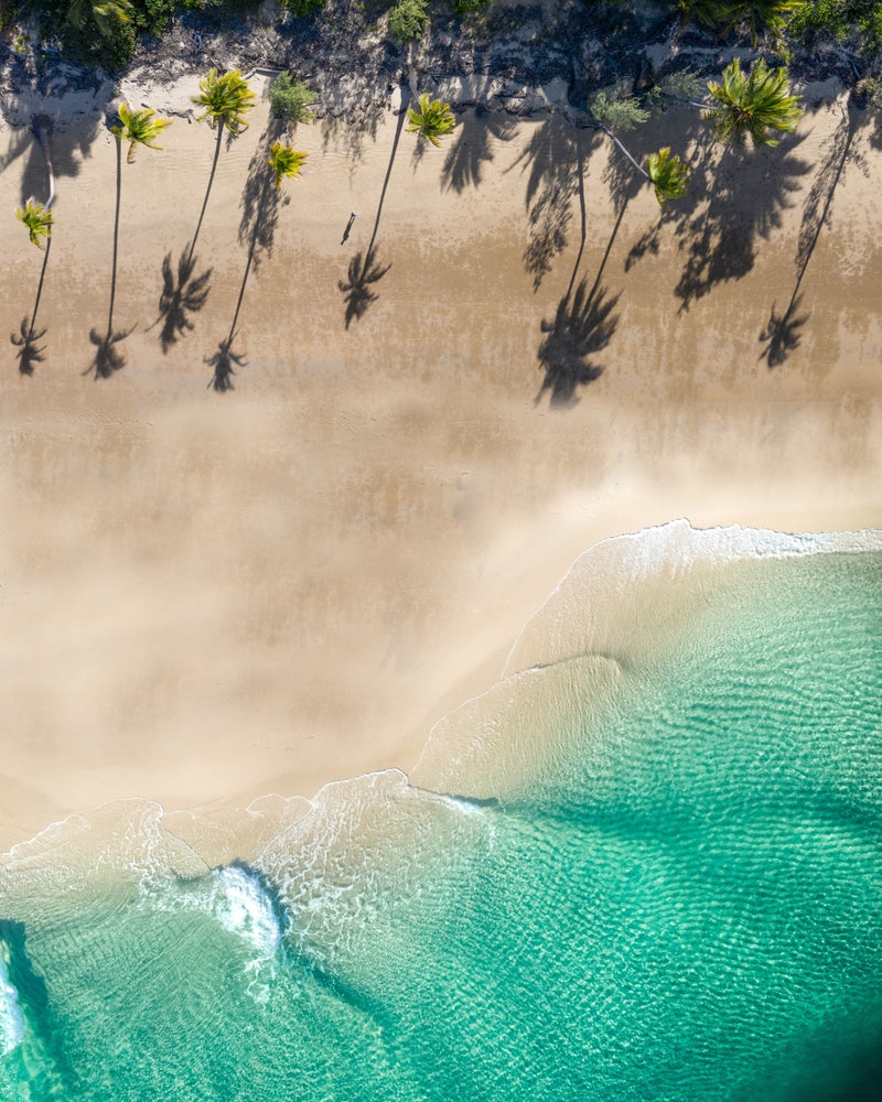 Aerial view of the MalÃ© beach in the Maldives