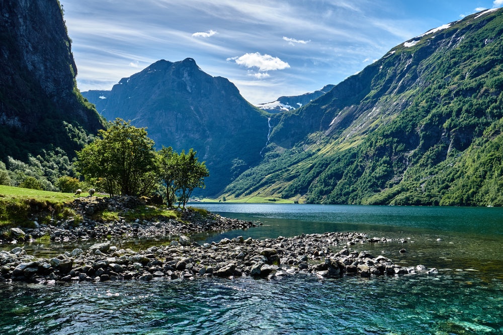 NÃ¦rÃ¸yfjord landscape view
