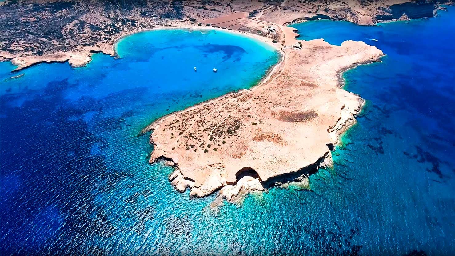 Turquoise waters of Koufonisia Island