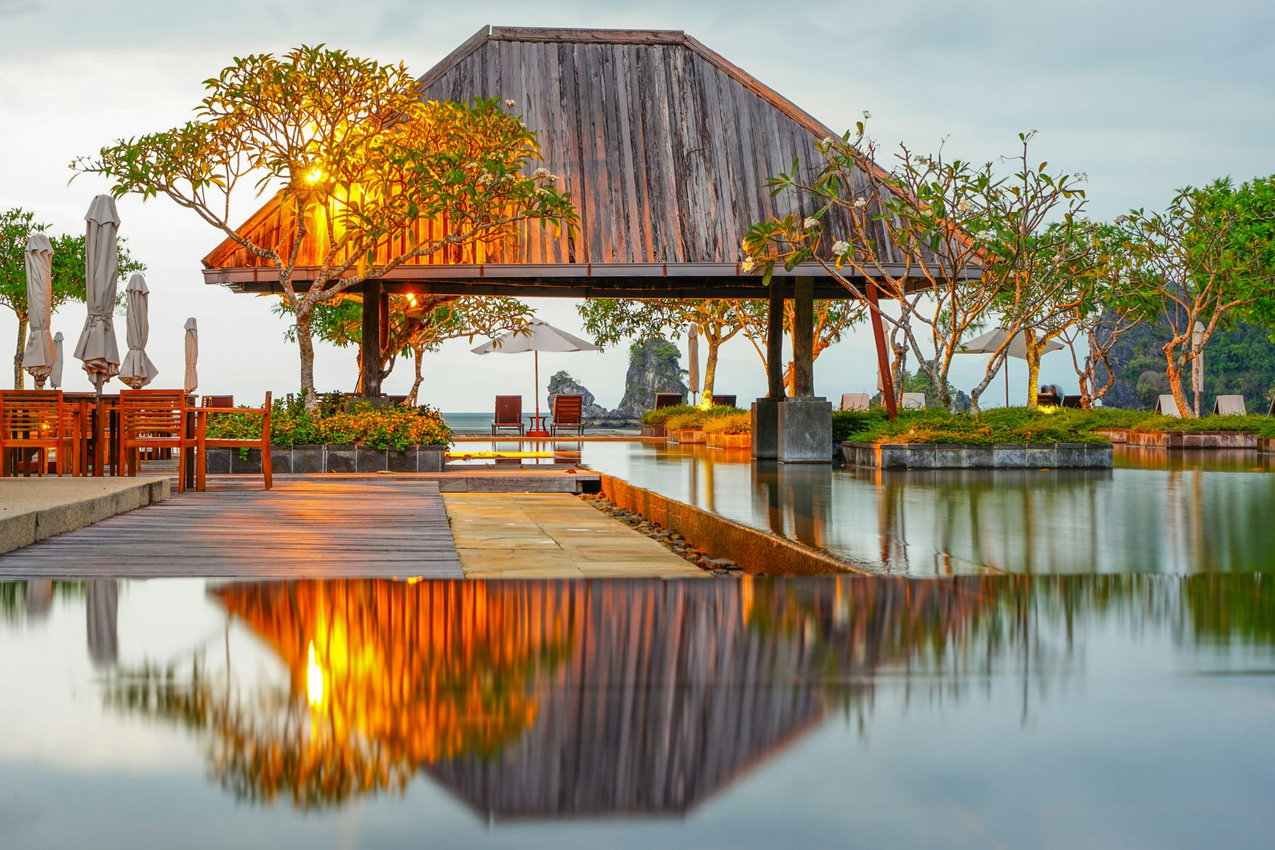 Malaysian hotel with nice view