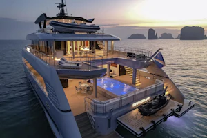 White Lotus Yacht for Charter SPACECAT