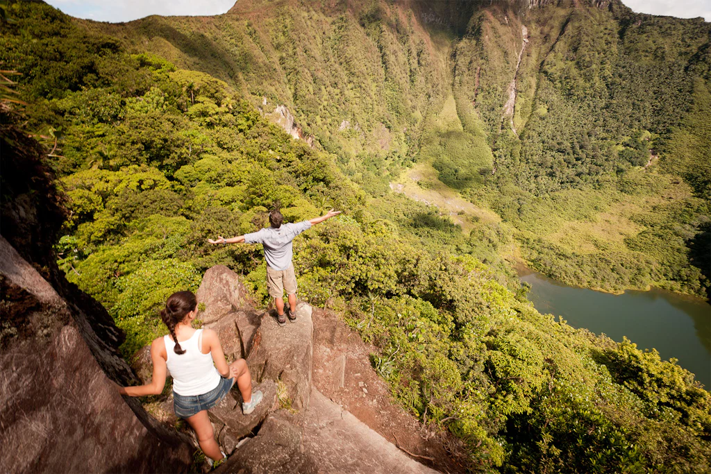 Take a hike to the summit of Mount Liamuiga, a dormant volcano