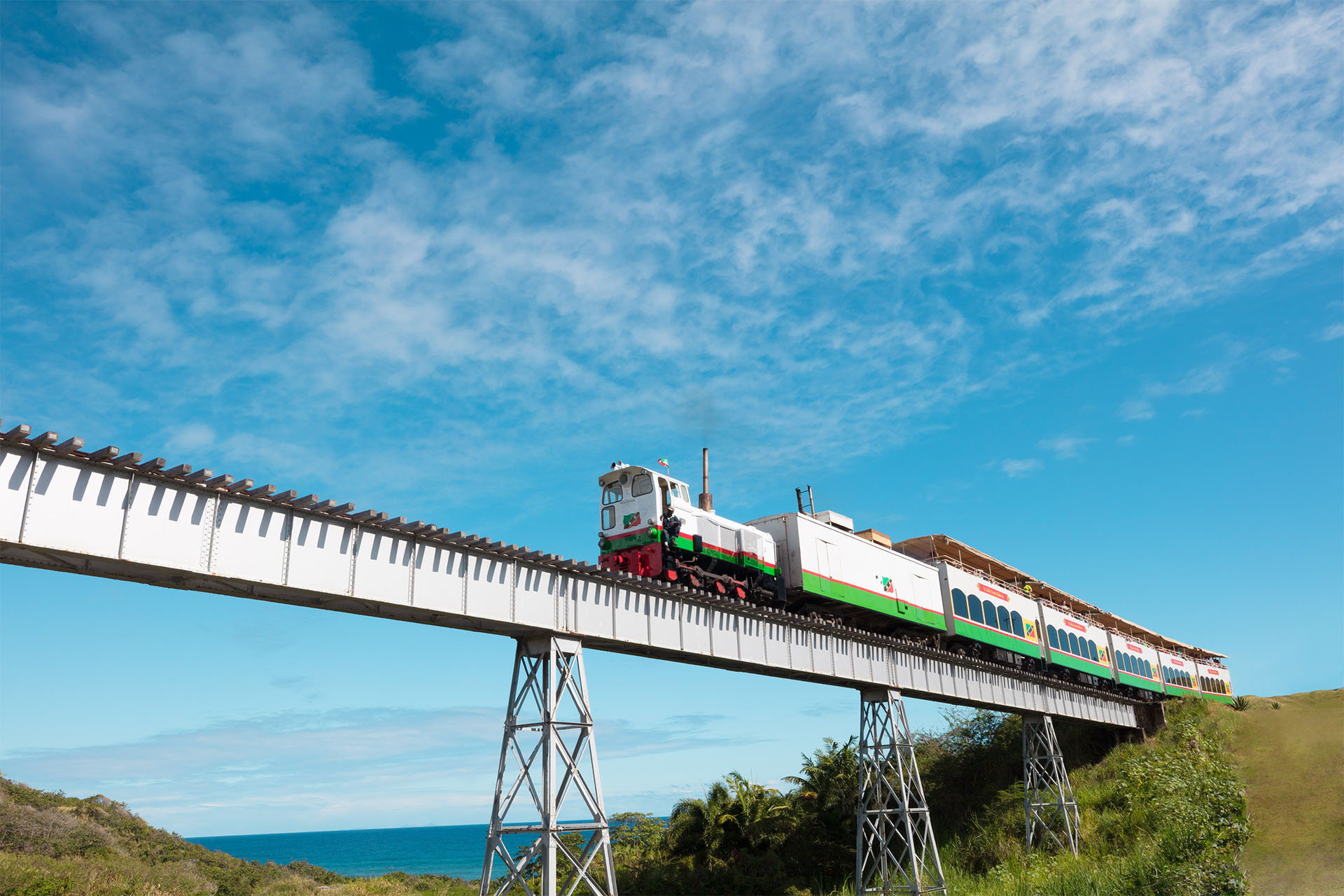St. Kitts Scenic Railway, the last of its kind in the Caribbean