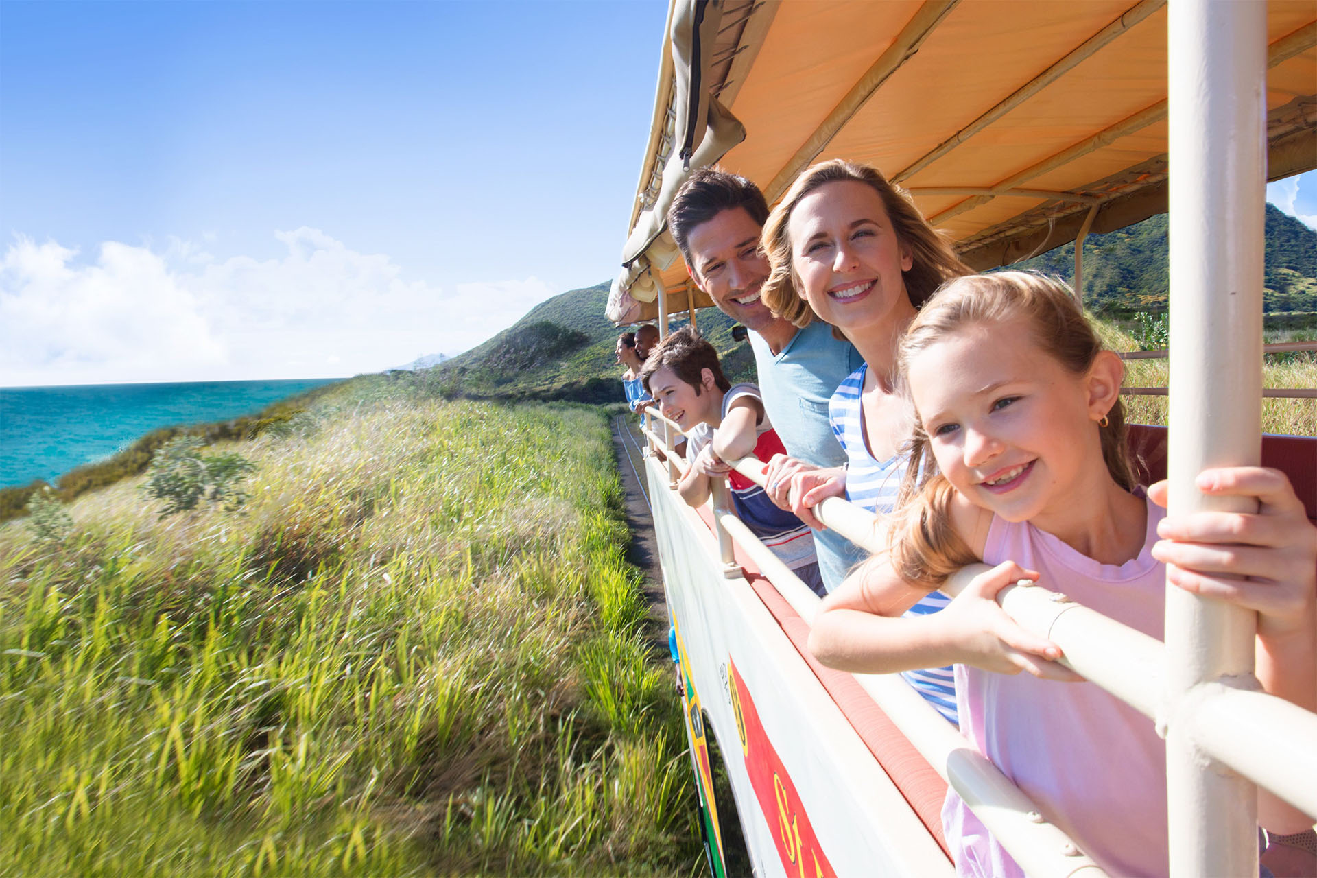 Take the family aboard the St. Kitts Scenic Railway