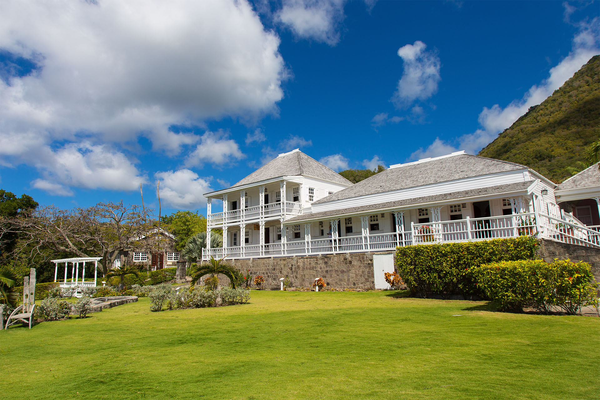 The 18th century Fairview Great House &amp; Botanical Gardens