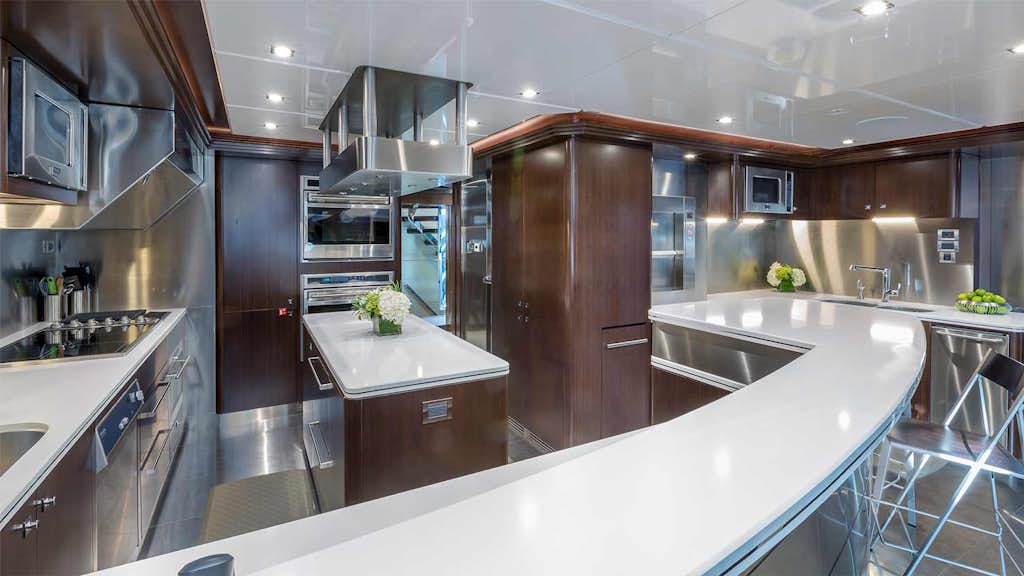 Yacht KING BABY Galley