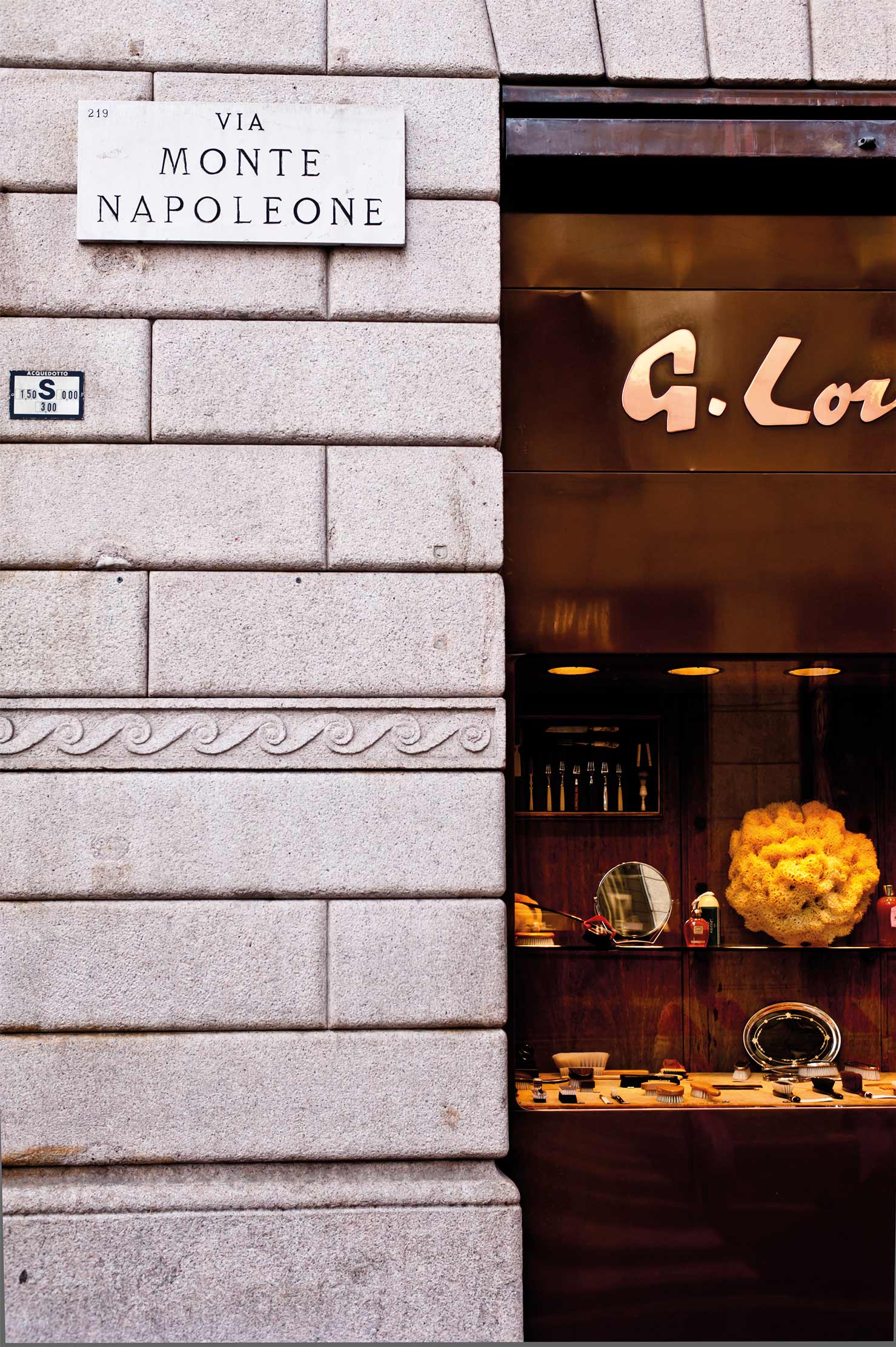 Storefront in Milan, Itlay